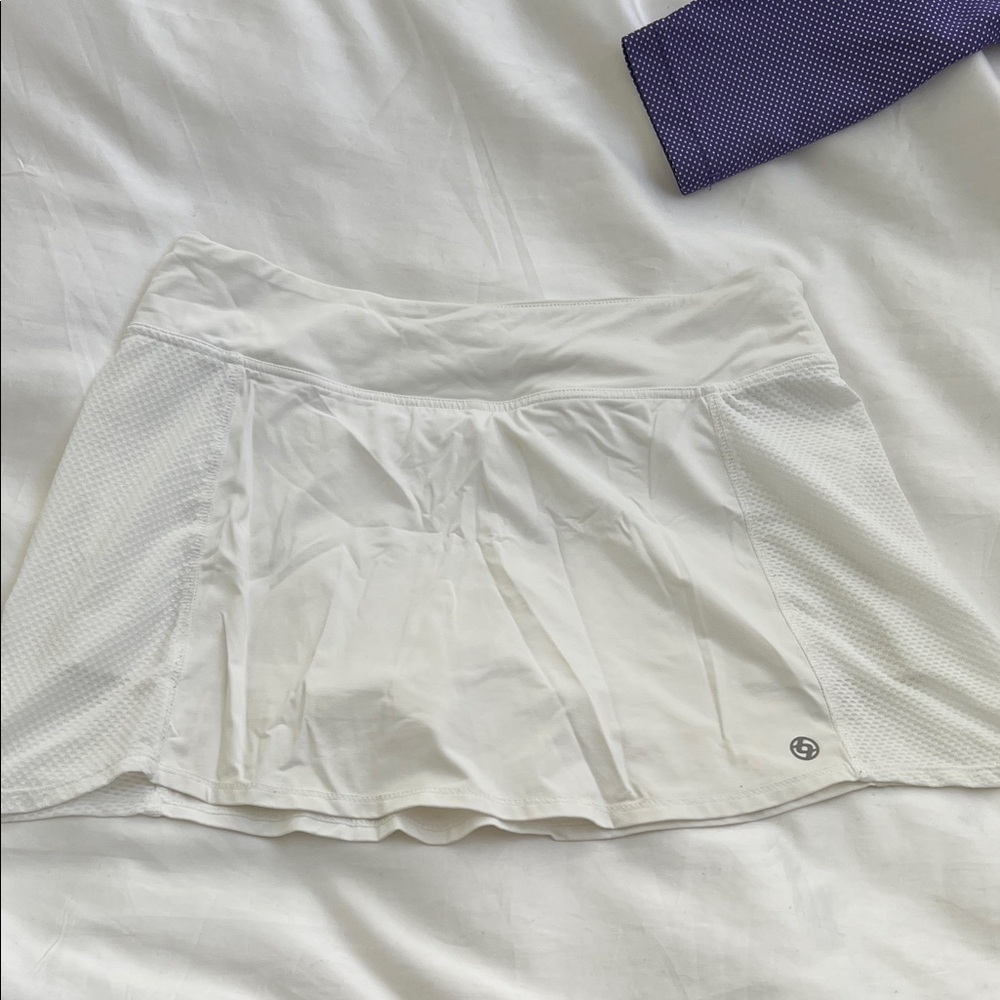 White Women's tennis Skirt
